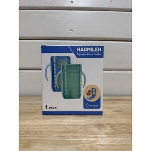 Baby Pouch Holder No Squeeze, Baby Food & Juice Box Holder, Mess-Free, Easy G...